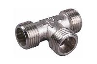 Тройник GENERAL FITTINGS никелированная латунь, ш/ш/ш, 1"