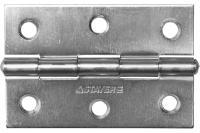 Карточная петля STAYER 70x50х1.6 мм цвет белый цинк 37611-75-1