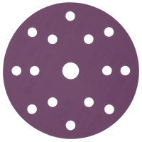 Абразивный круг на бумажной основе HANKO PP627 Purple Paper 150 мм, 15 отверстий