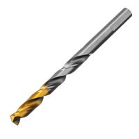 Сверло спиральное по металлу 8 x 117 мм, Р6М5, Golden Tip  Denzel