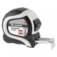 MATRIX Рулетка Extra Wide, 5 м x 27 мм, двухкомпонентный корпус, Pro