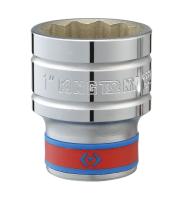Головка торцевая стандартная двенадцатигранная 1/2", 3/8", дюймовая KING TONY 433012S