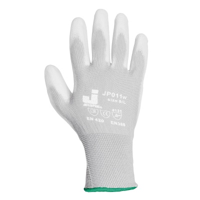 Перчатки нейлоновые с полиуретановым покрытием Jeta Safety JP011