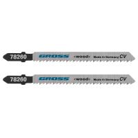 Полотна для электролобзика  по дереву, 2 шт, ( 3101-T101B ) Gross