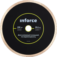 Сплошной алмазный диск по керамограниту Inforce 11-01-512