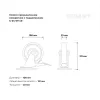 Промышленное поворотное колесо Gigant G-04-09-40