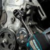 Ключ-трещотка 1/2", CrV, 120 зубьев, цельнометаллический, хром Gross