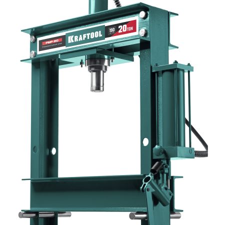 KRAFTOOL PMP-20, 20 т, гидравлический пресс с гидронасосом и манометром (43472-20)