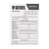 Шнур сетевой Energy Series, ПВС, 1,5 м, 2 x 1,5 мм, с неразборной вилкой, белый, Denzel