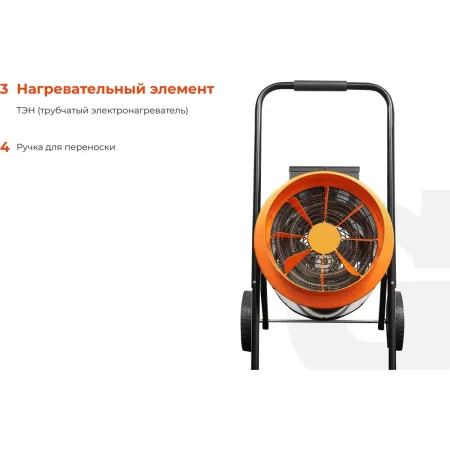 Пушка тепловая электрическая Gigant EHR-15