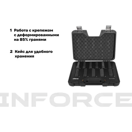 Набор ударных торцевых головок Inforce 11-01-263