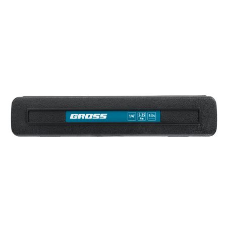 Ключ динамометрический, 5-25 Нм, 1/4", CrV  Gross