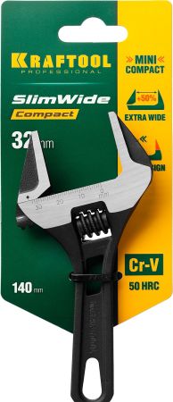 KRAFTOOL SlimWide Compact, 140/33 мм, разводной ключ (27266-20)