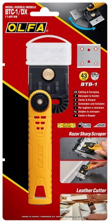 OLFA Hobby Craft Models, для реза кожи, нож-скребок (OL-BTC-1/DX)