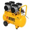 Компрессор безмасляный, малошумный DLS 2200/50, 2200 Вт, 2x1100, 50 л, 380 л/мин Denzel