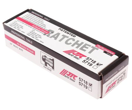 Ключ трещотка пневматический 3/8" 38Нм 90PSI 300об/мин. 133мм усиленный JTCJTC