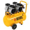 Компрессор безмасляный, малошумный DLS 1500/50, 1500 ВТ, 2x750, 50 л, 260 л/мин Denzel