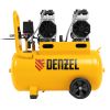 Компрессор безмасляный, малошумный DLS 1500/50, 1500 ВТ, 2x750, 50 л, 260 л/мин Denzel