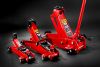 STAYER R-22 RED FORCE, в кейсе, 2 т, 125 - 320 мм, подкатной домкрат для легковых а/м, Professional (43152-2-K)