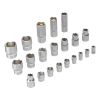 Набор инструментов, 1/2", 1/4", CrV, S2, пластиковый кейс, 64 предмета Denzel