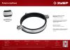 ЗУБР 2 1/2″, М8/М10, цинк, 10 шт, трубный хомут с гайкой (37880-75-80)