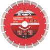 Диск алмазный, отрезной сегментный, 180 х 22.2 мм, тонкий, сухая резка Matrix Professional