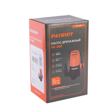 Насос дренажный PATRIOT PS 400