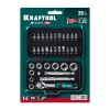 KRAFTOOL X-Drive 35, 35 предм., универсальный набор инструмента 1/4″ (27974)