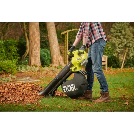 Бесщеточный садовый пылесос-воздуходувка ONE+ 18В RY18BVXA-150 Ryobi
