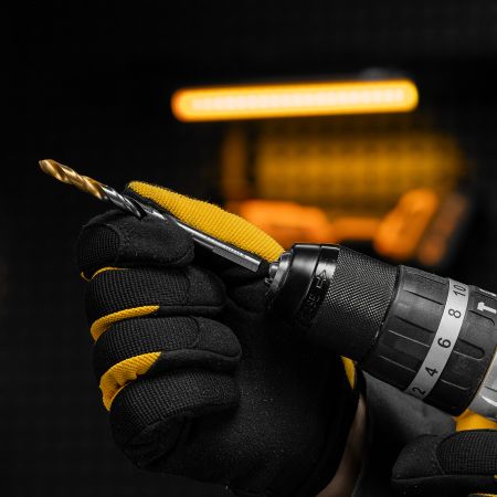 Сверло спиральное по металлу 6,5 x 93мм, Р6М5, Golden Tip, многогранная заточка Denzel