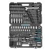 Набор инструментов, 1/2", 3/8", 1/4", CrV, 120 зубьев, 216 предметов Gross