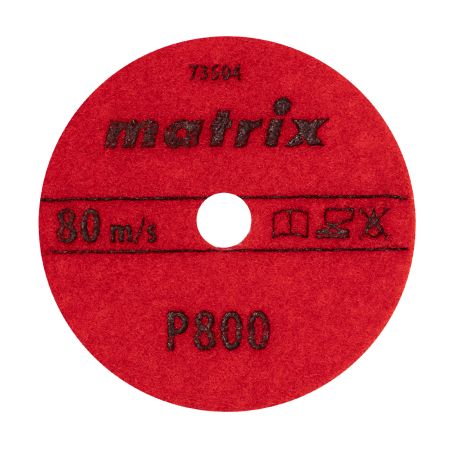Алмазный гибкий шлифовальный круг, 100 мм, P800, сухое шлифование, 5 шт. Matrix