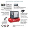 FINI VISION 813-500F-ES Винтовой компрессор с осушителем на ресивере 500л.