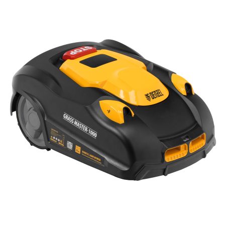 Робот-газонокосилка Grass Master 1000  1000м², 3Ач, 28V, LCD дисплей, Wi-Fi Denzel