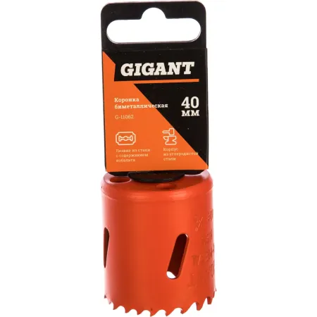 Биметаллическая коронка Gigant G-11062
