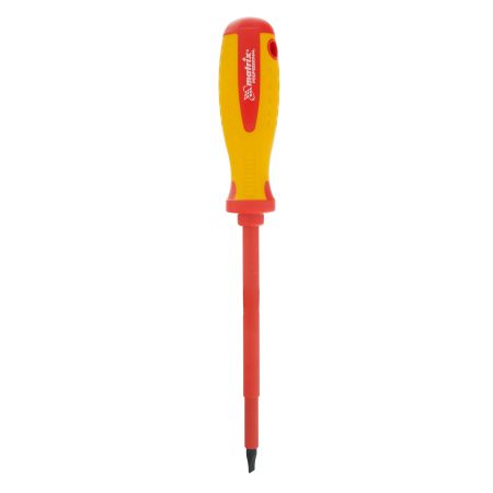 Отвертка Insulated, SL6.5 x 150 мм, CrMo, до 1000 В, двухкомпонентная рукоятка Matrix Professional