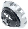 Трещотка компактная 1/4", бесшаговая, дисковый механизм, для вставок (бит) KING TONY 2745