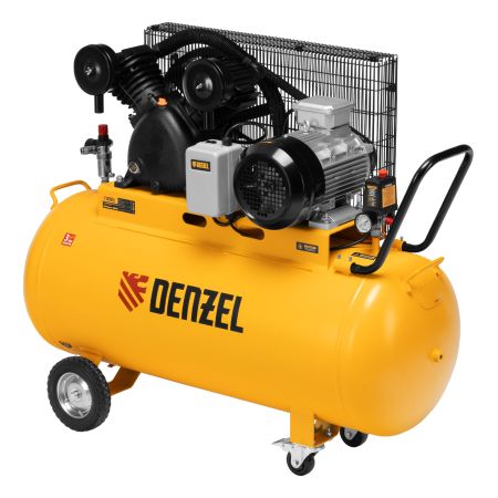Компрессор воздушный рем. привод BCV 5500-T/200, 5,5 кВт, 200 литров, 850 л/мин Denzel