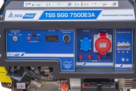 Бензиновый генератор 7,5 кВт TSS SGG 7500Е3A с АВР