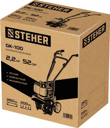 STEHER 2.2 л.с., бензиновый культиватор (GK-100)