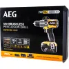 Ударная бесщеточная аккумуляторная дрель-шуруповерт BSB18C3BL-X02C AEG