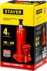 STAYER RED FORCE, 4 т, 195 - 380 мм, бутылочный гидравлический домкрат, Professional (43160-4)