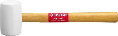 ЗУБР 340 г, белая, резиновая киянка (20511-340)