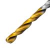 Сверло спиральное по металлу 3 x 60 мм, Р6М5, Golden Tip , 2шт. Denzel