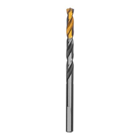Сверло спиральное по металлу 6,5 x 93мм, Р6М5, Golden Tip, многогранная заточка Denzel
