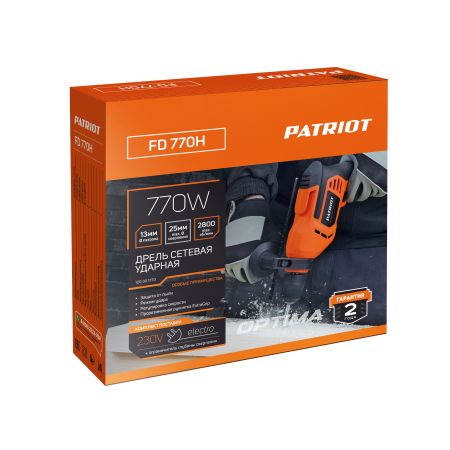 Дрель ударная электрическая PATRIOT FD 770 H