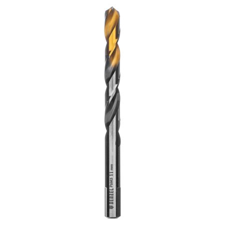 Сверло спиральное по металлу 11 x 142мм, Р6М5, Golden Tip, многогранная заточка Denzel