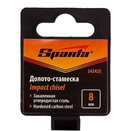 Долото-стамеска 8 мм, деревянная рукоятка Sparta