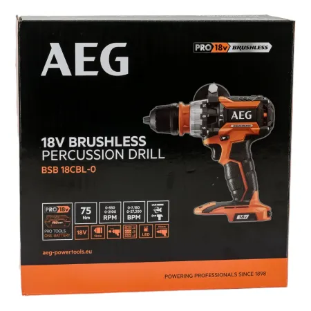 Аккумуляторная дрель BSB 18CBL-0 AEG