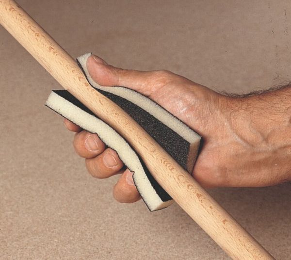 SMIRDEX 920 Абразивная шлифовальная губка 2x2, 120x90x10mm